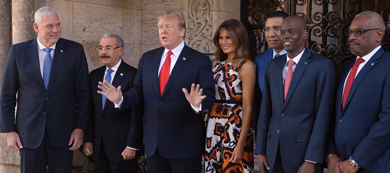 Trump Meets with Caribbean Leaders at Mar-a-Lago.