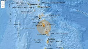 Earthquake off the coast of Dominica