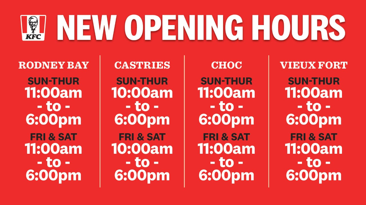 KFC New Hours