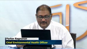 Public Health Act by Chief Environmental Health Officer Mr. Parker Ragnanan