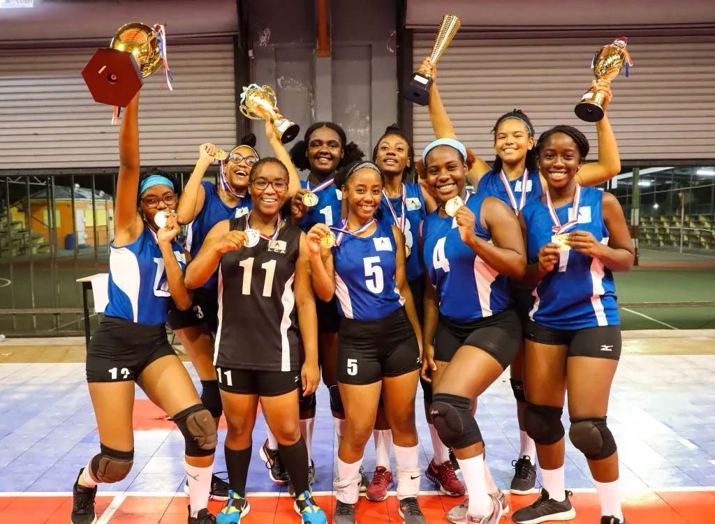  Saint Lucia's winning 2019 ECVA U21 Women's Team